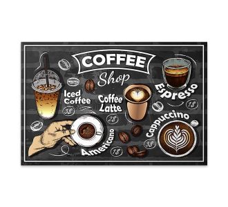 Πίνακας σε καμβά "Coffee Table" Megapap ψηφιακής εκτύπωσης 60x40x3εκ. |  Πίνακες στο espiti