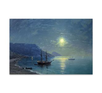Πίνακας σε καμβά "Night in the Crimea" Megapap ψηφιακής εκτύπωσης 60x40x3εκ. |  Πίνακες στο espiti