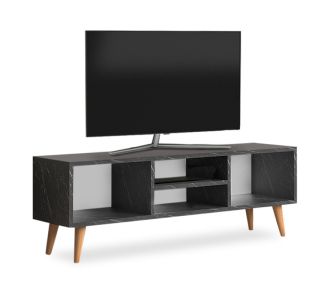 Έπιπλο τηλεόρασης Loren Megapap από μελαμίνη χρώμα ανθρακί εφέ μαρμάρου 120x30x40εκ. |  Έπιπλα τηλεόρασης στο espiti