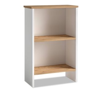 Βιβλιοθήκη μελαμίνης Flora Megapap χρώμα white - oak 52x25x80εκ. |  Επιπλα στο espiti