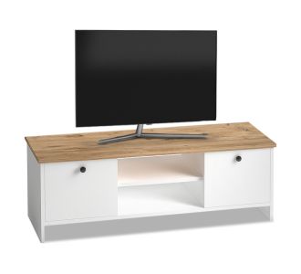 Έπιπλο τηλεόρασης Cube Megapap από μελαμίνη χρώμα pine - white 120x30x40εκ. |  Έπιπλα τηλεόρασης στο espiti