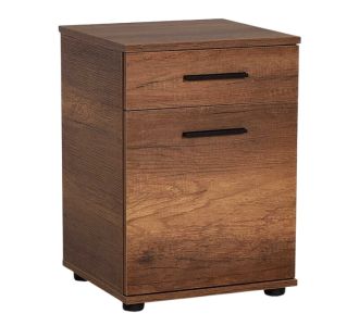 Κομοδίνο - Συρταριέρα γραφείου Trendline Megapap σε χρώμα καρυδί 40x39x57εκ. |  Κομοδίνα στο espiti