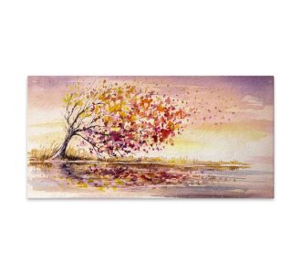 Πίνακας σε καμβά "Tree In The Wind" Megapap ψηφιακής εκτύπωσης 140x70x3εκ. |  Πίνακες στο espiti