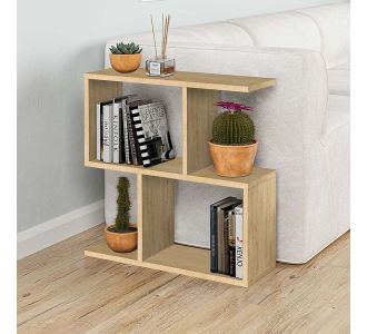 Βοηθητικό τραπεζάκι Homemania Megapap από μελαμίνη χρώμα φυσικό οξιάς 60x20x60εκ. |  Τραπεζάκια βοηθητικά στο espiti