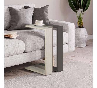 Τραπεζάκι βοηθητικό Muju Megapap μελαμίνης ανοιχτή μόκα/λευκό αντικέ/ανθρακί 30x40x57εκ. |  Τραπεζάκια βοηθητικά στο espiti