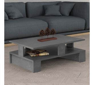 Τραπεζάκι σαλονιού Mansu Megapap μελαμίνης χρώμα γκρι ρετρό 80x50x27εκ. |  Τραπεζάκια σαλονιού στο espiti