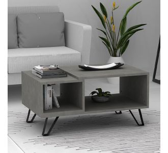 Τραπεζάκι σαλονιού Don Megapap μελαμίνης χρώμα γκρι σκυροδέματος 90x55x44εκ. |  Τραπεζάκια σαλονιού στο espiti