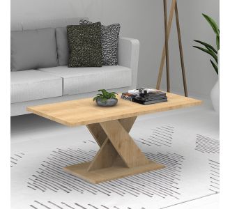 Τραπεζάκι σαλονιού Marcello Megapap μελαμίνης χρώμα φυσικό οξιάς 110x55x48εκ. |  Τραπεζάκια σαλονιού στο espiti