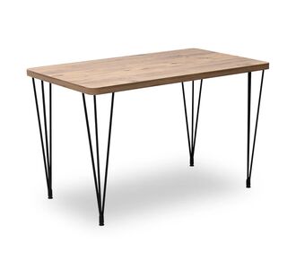 Τραπέζι Roger Megapap Mdf - μεταλλικό χρώμα ακακίας 120x70x75εκ. |  Επιπλα στο espiti