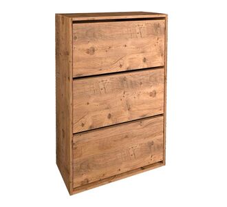 Παπουτσοθήκη μελαμίνης Nave Megapap 18 ζευγών χρώμα pine oak 73,6x24x110εκ. |  Παπουτσοθήκες στο espiti