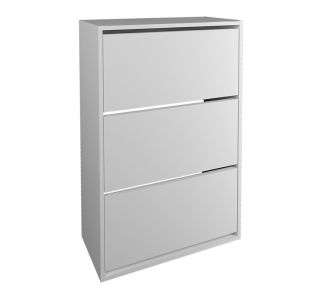 Παπουτσοθήκη μελαμίνης Nave Megapap 18 ζευγών χρώμα λευκό 73,6x24x110εκ. |  Παπουτσοθήκες στο espiti