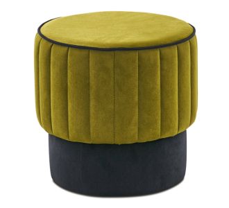 Σκαμπώ Rose Megapap βελούδινο χρώμα πράσινο 40x40x40εκ. |  Σκαμπώ στο espiti