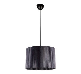 Φωτιστικό οροφής Sansa Megapap E27 υφασμάτινο μονόφωτο χρώμα μαύρο 30x30x70εκ. |  Επιπλα στο espiti
