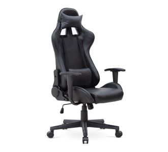 Καρέκλα γραφείου Gaming Alonso Megapap από τεχνόδερμα χρώμα μαύρο 67x70x125/135 εκ. |  Καρέκλες γραφείου στο espiti