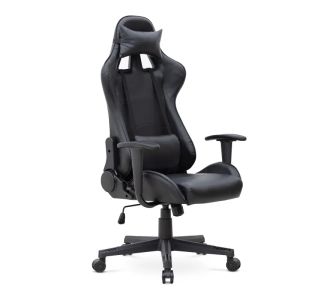 Καρέκλα γραφείου Gaming Alonso Megapap από τεχνόδερμα χρώμα μαύρο 67x70x125/135 εκ. |  Καρέκλες γραφείου στο espiti