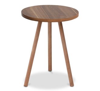 Βοηθητικό τραπεζάκι Roma Megapap από μελαμίνη χρώμα καρυδί 33,5x33,5x46εκ. |  Τραπεζάκια βοηθητικά στο espiti