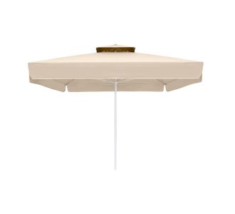 Ομπρέλα επαγγελματική Juno Megapap τηλεσκοπική αλουμινίου χρώμα εκρού 3x3m. |  Ομπρέλες κήπου στο espiti