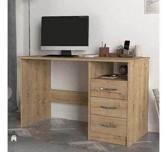 Γραφείο εργασίας Eldoris Megapap από μελαμίνη χρώμα sapphire oak 120x60x75εκ. |  Γραφεία στο espiti