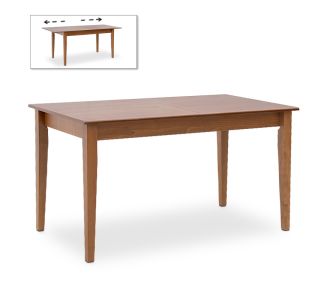 Τραπέζι Adare Megapap μασίφ ξύλο-MDF επεκτεινόμενο χρώμα καρυδί 140/180x78x77εκ. |  Τραπέζια στο espiti