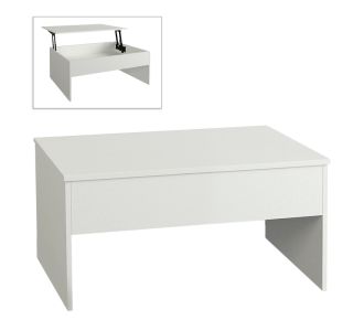 Τραπεζάκι σαλονιού Devon Megapap με σερβιτόρο από μελαμίνη χρώμα λευκό 110x60x44,8εκ. |  Τραπεζάκια σαλονιού στο espiti