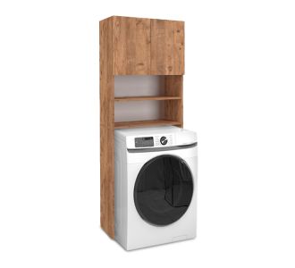 Έπιπλο πλυντηρίου Ramsey Megapap από μελαμίνη χρώμα pine oak 65x27x190,6εκ. |  Σετ Μπάνιου στο espiti