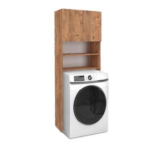 Έπιπλο πλυντηρίου Ramsey Megapap από μελαμίνη χρώμα pine oak 65x27x190,6εκ. |  Σετ Μπάνιου στο espiti