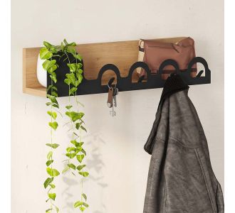 Κρεμάστρα τοίχου Liora Megapap χρώμα sapphire oak 63x14x14εκ. |  Καλόγεροι -Κρεμάστρες στο espiti