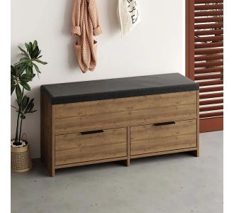 Παπουτσοθήκη Cove Megapap χρώμα ανοιχτό καρυδί 106x34x51,5εκ. |  Παπουτσοθήκες στο espiti