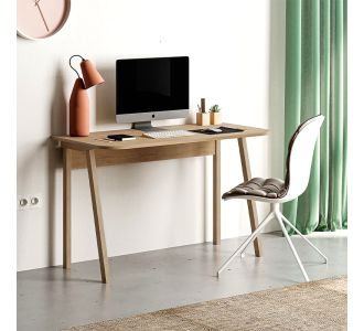 Γραφείο εργασίας Luton Megapap χρώμα φυσικό οξιάς 120x60x75εκ. |  Γραφεία στο espiti