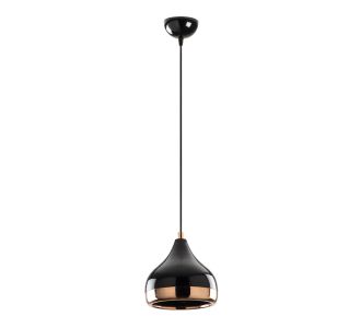 Φωτιστικό οροφής Precious Megapap E27 μεταλλικό μονόφωτο χρώμα μαύρο - bronze Φ17x112εκ. |  Οροφής στο espiti