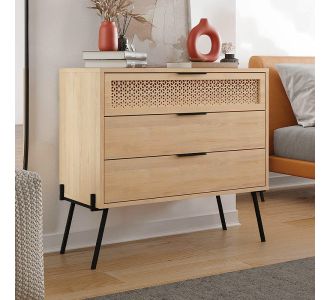 Συρταριέρα Naive Megapap χρώμα sapphire oak 93,1x40x83,1εκ. |  Συρταριέρες -Κονσόλες στο espiti