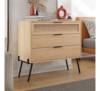 Συρταριέρα Naive Megapap χρώμα sapphire oak 93,1x40x83,1εκ. |  Συρταριέρες -Κονσόλες στο espiti