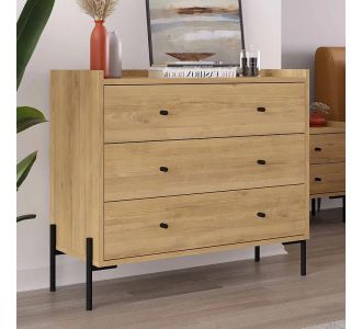 Συρταριέρα Malta Megapap χρώμα sapphire oak 94x40x80,1εκ. |  Συρταριέρες -Κονσόλες στο espiti