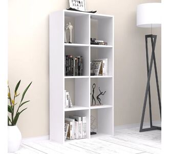 Βιβλιοθήκη Anser Megapap χρώμα λευκό 69,8x29x142εκ. |  Βιβλιοθήκες στο espiti