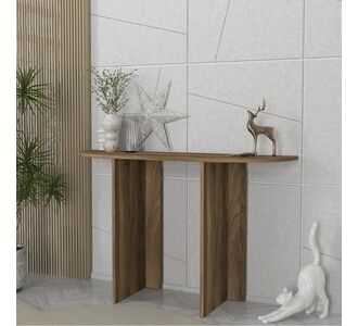 Κονσόλα Cortado Megapap χρώμα καρυδί 120x35x75εκ. |  Συρταριέρες -Κονσόλες στο espiti