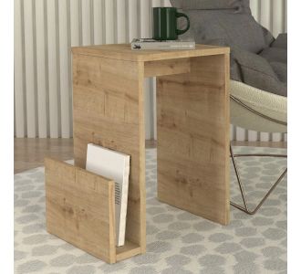 Τραπεζάκι βοηθητικό Regnar Megapap χρώμα sapphire oak 43,1x33,5x52εκ. |  Επιπλα στο espiti