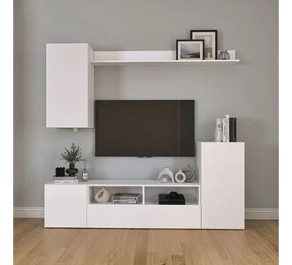Σύνθεση τηλεόρασης Rodos Megapap χρώμα λευκό 210,2x36x90,4εκ. |  Συνθέσεις σαλονιού στο espiti