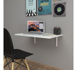 Τραπέζι κουζίνας - Γραφείο επιτοίχιο πτυσσόμενο Ravan Megapap χρώμα λευκό 72x45εκ. |  Τραπεζάκια βοηθητικά στο espiti