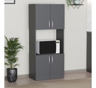 Ντουλάπα κουζίνας Armado Megapap χρώμα ανθρακί 60x32x140εκ. |  Ντουλάπια στο espiti