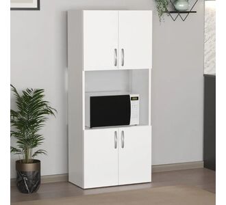 Ντουλάπα κουζίνας Armado Megapap χρώμα λευκό 60x32x140εκ. |  Ντουλάπια στο espiti