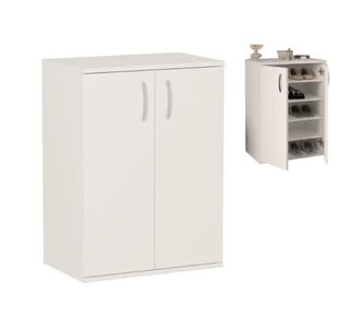 Παπουτσοθήκη - Ντουλάπι Manolo Megapap χρώμα λευκό 60x38x81,4εκ. |  Παπουτσοθήκες στο espiti