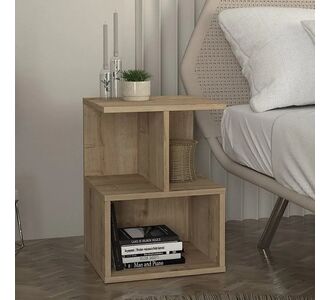 Κομοδίνο - Τραπεζάκι βοηθητικό Entiero Megapap χρώμα sapphire oak 39,8x35x54,6εκ. |  Κομοδίνα στο espiti