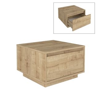 Τραπεζάκι σαλονιού Pura Megapap χρώμα sapphire oak 60x60x40εκ. |  Τραπεζάκια σαλονιού στο espiti