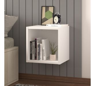 Κομοδίνο επιτοίχιο Beny Megapap χρώμα λευκό 34x30,3x34εκ. |  Κομοδίνα στο espiti