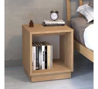 Κομοδίνο Gino Megapap χρώμα sapphire oak 40x35,3x45εκ. |  Κομοδίνα στο espiti