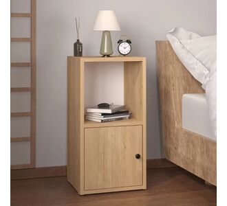 Κομοδίνο Vito Megapap χρώμα sapphire oak 34x30x66,4εκ. |  Κομοδίνα στο espiti