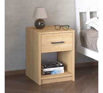 Κομοδίνο Scoty Megapap χρώμα sapphire oak 40,2x35,3x55εκ. |  Κομοδίνα στο espiti