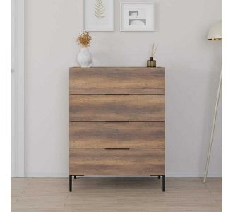 Συρταριέρα Oryana Megapap χρώμα καρυδί 80x44x104εκ. |  Συρταριέρες -Κονσόλες στο espiti