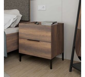 Κομοδίνο Oryana Megapap χρώμα καρυδί 55x44x59εκ. |  Κομοδίνα στο espiti