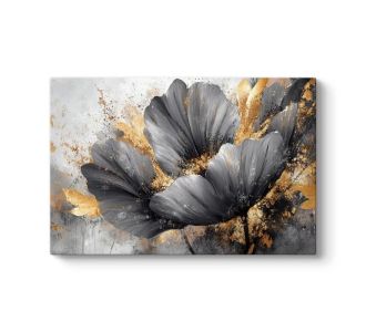 Πίνακας σε καμβά "Flowers Whispering in the Night" Megapap ψηφιακής εκτύπωσης 140x100x3εκ. |  Πίνακες στο espiti